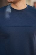 Erkek Oversize Bisiklet Yaka Kısa Kollu T-shirt resmi